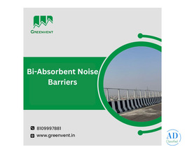High-Performance Bi-Absorbent Noise Barriers for Sound Control