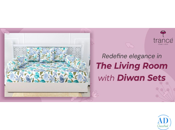 Know how to redefine elegance in the living room with diwan set
