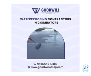 Waterproofing Contractors in Coimbatore | Waterproofing Solutions