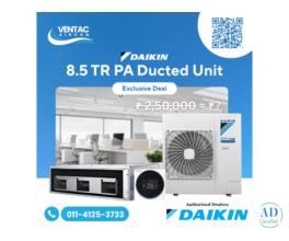 Daikin 8.5 Ducted PA Unit for Offices