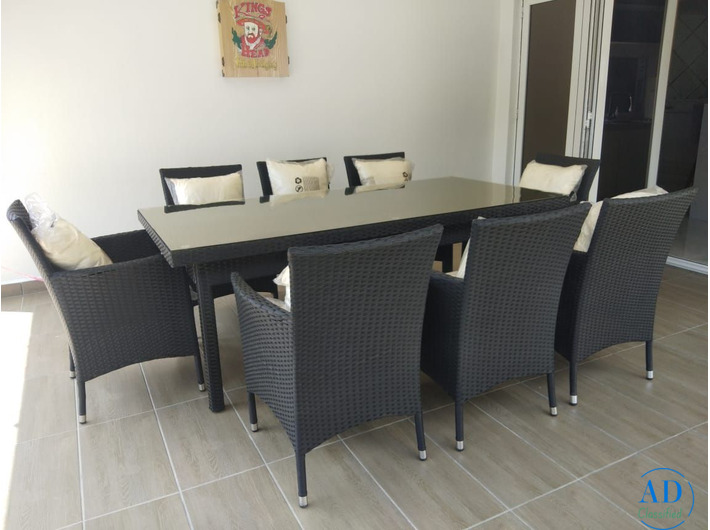 Indoor Outdoor Wicker Dining Set , JHA-028C