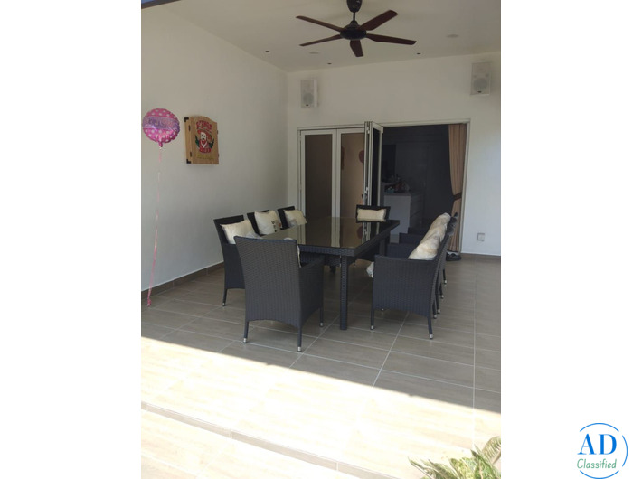 Indoor Outdoor Wicker Dining Set , JHA-028C