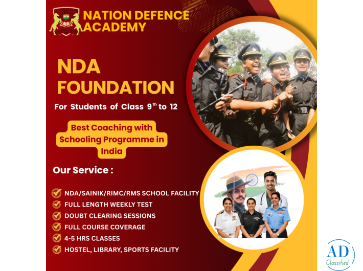 NDA Coaching With Schooling After 10Th In Pune