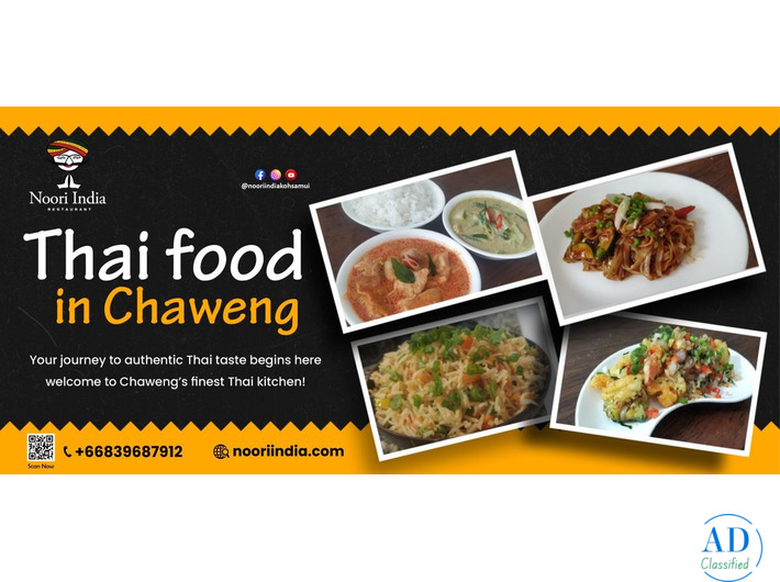 Authentic Thai Food in Koh Samui at Noori India - A Trusted Spot for Flavorful Thai Dishes