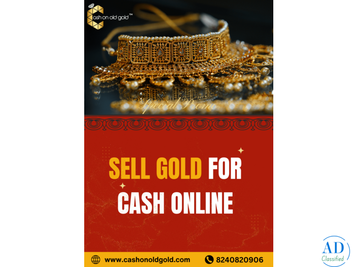 Sell Gold for Cash Online in Kolkata - Cash On Old Gold