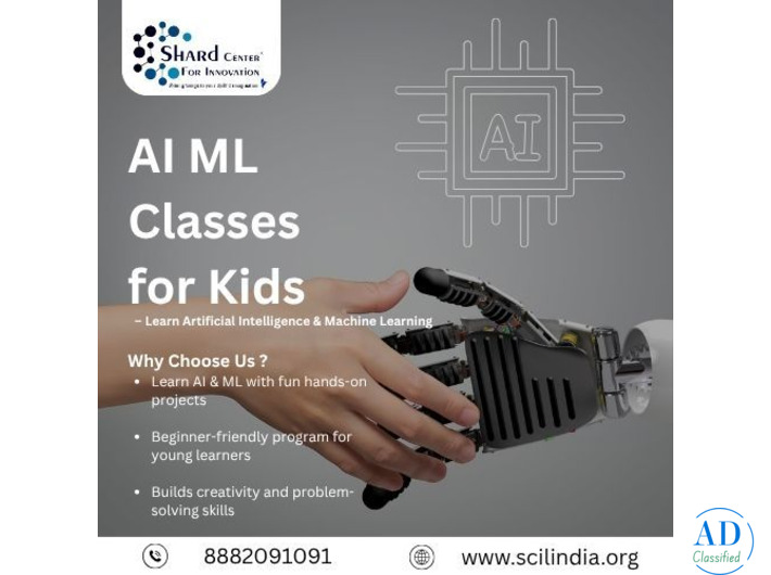 AI ML Classes for Kids – Learn Artificial Intelligence with Fun Projects