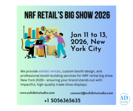 Custom Trade Show Booth Design & Rental for NRF Retail’s BIG Show 2026
