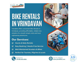 Two-Wheeler Rentals in Vrindavan - Yatra Bike