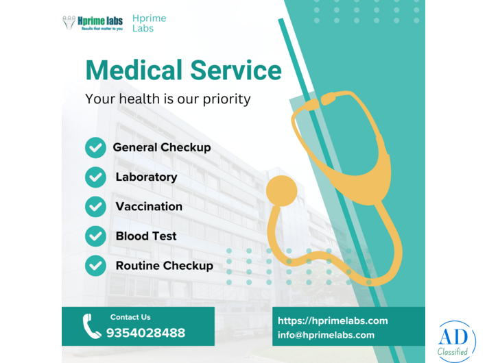 Hprime Labs Pathology & Diagnostic Center in Ghaziabad
