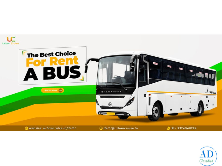Best Bus Rental Near Me in Delhi – Urban Cruise Services