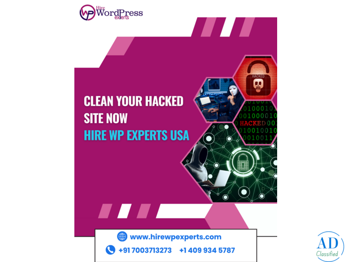 Clean Your Hacked Site Now | HireWPExperts | USA