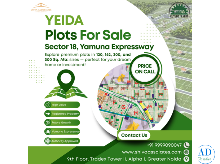 Find Your Dream Plot in Sector 18, Yamuna Expressway with Shiva Associates!