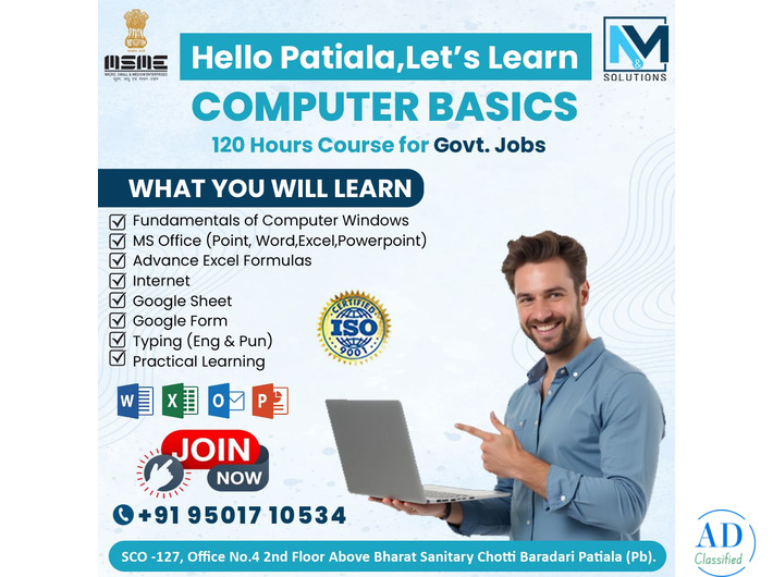 Want to Learn from the Best computer center in Patiala?