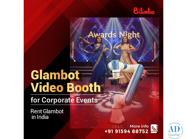 Glambot Video Booth for Corporate Events | Rent Glambot in India