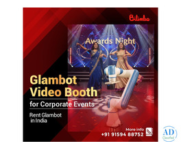 Glambot Video Booth for Corporate Events | Rent Glambot in India