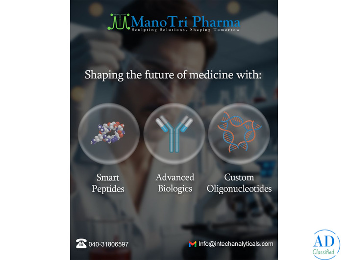 Custom Synthesized Peptides | Trusted Quality | ManoTri Pharma