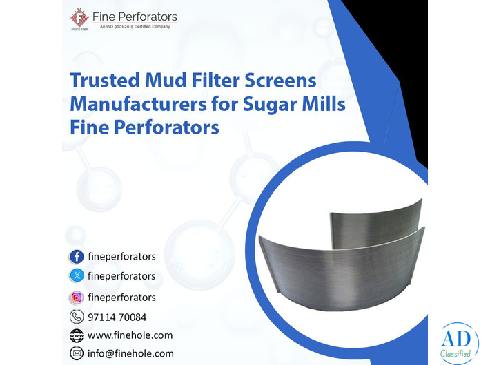 Trusted Mud Filter Screens Manufacturers for Sugar Mills – Fine Perforators