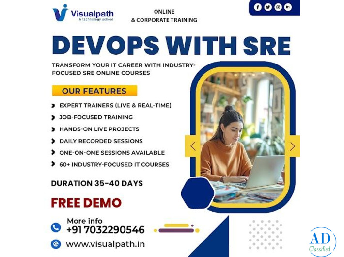 The Best DevOps With SRE Course Online Training in Visualpath