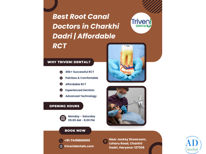 Best Root Canal Treatment in Charkhi Dadri | Triveni Dental