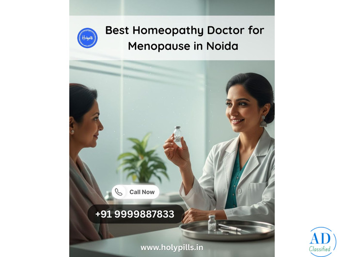 Best Homeopathy Doctor for Menopause in Noida – Holypills