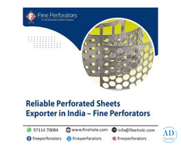 Reliable Perforated Sheets Exporter in India – Fine Perforators