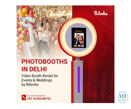 Photobooths in Delhi | Video Booth Rental for Events & Weddings by Bilimbe