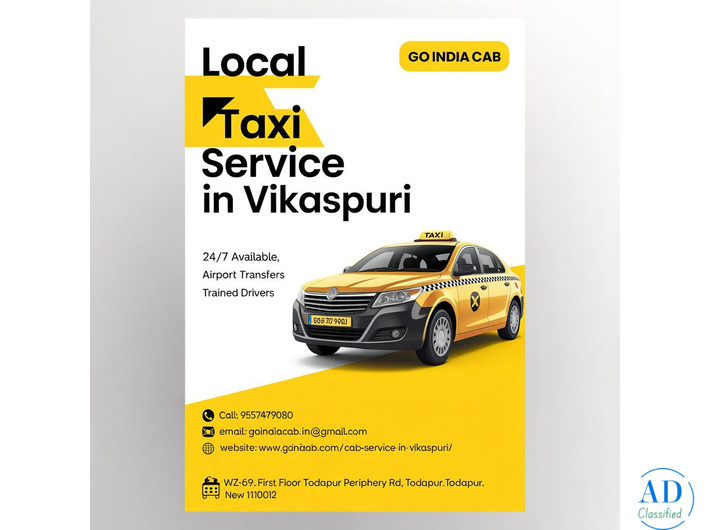 Local Taxi Service in Vikaspuri – 24/7 Affordable Cabs