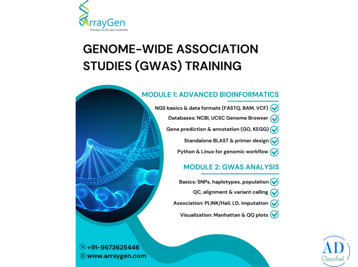 Genome-Wide Association Studies (GWAS) Training – Bioinformatics & Genomics