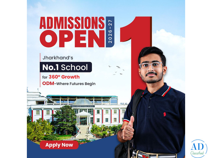 Admissions Open For 2026 at Schools in Ranchi!