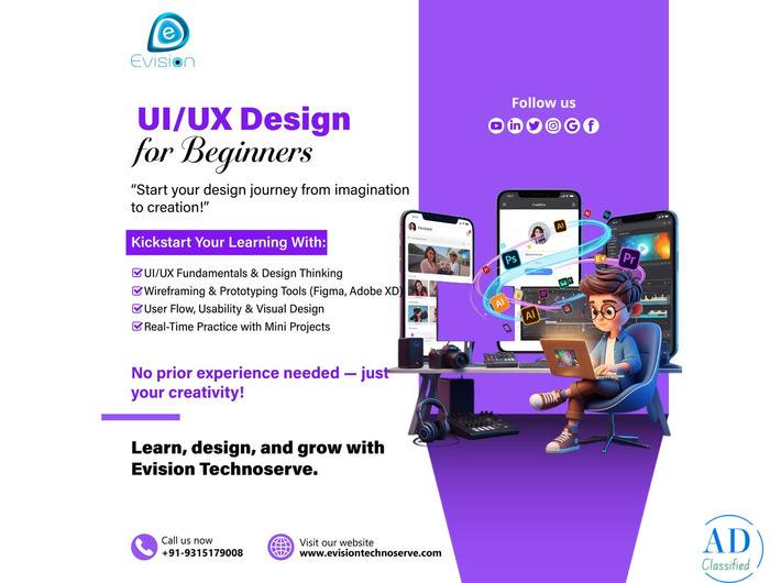 UI/UX Design Course for Beginners - UI/UX Design Course in Kolkata