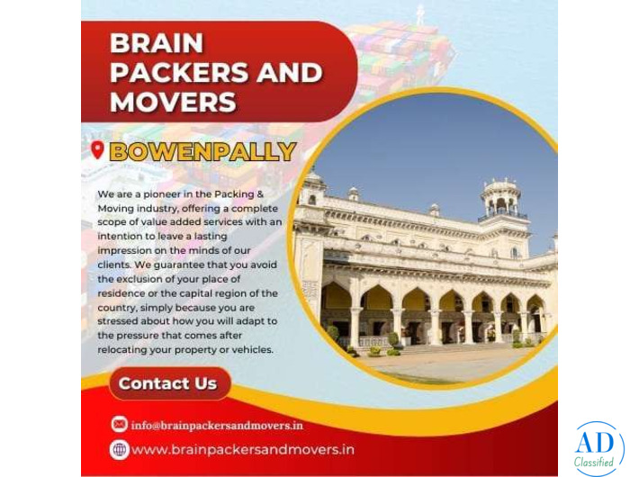 PACKERS AND MOVERS IN BOWENPALLY