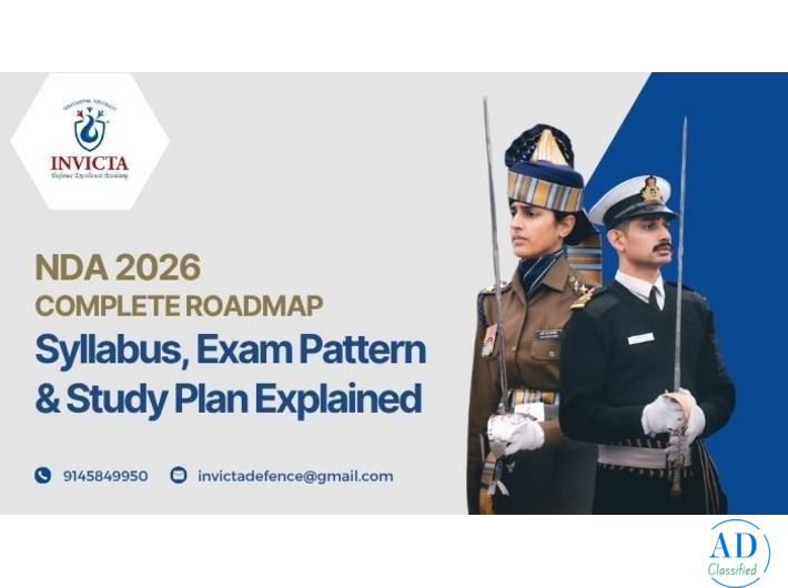 NDA 2026 Complete Roadmap – Syllabus, Exam Pattern & Study Plan Explained
