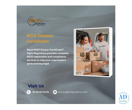 Register Your NGO Darpan Certificate with Agile Regulatory