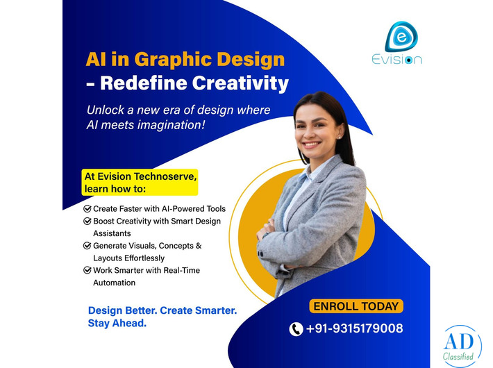 AI in Graphic Design – Redefine Creativity - Evision Technoserve
