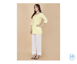 Short Kurta Yellow by Pretty Lady