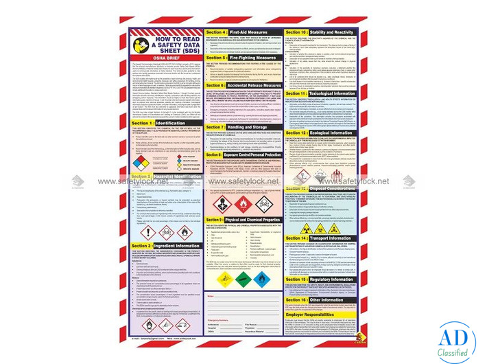 Master Safety Data Sheets (SDS) with Our Hazard Communication Poster