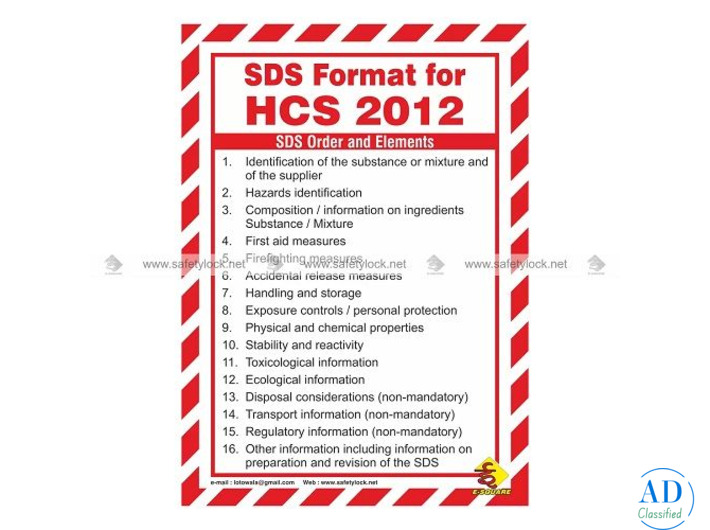 Master Safety Data Sheets (SDS) with Our Hazard Communication Poster