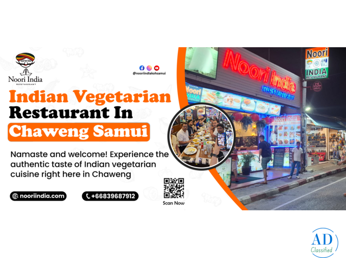 Noori India – Best Indian Vegetarian Restaurant in Chaweng Beach for Authentic Flavours