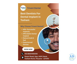 Best Dentists For Dental Implant in Tosham | Triveni Dental