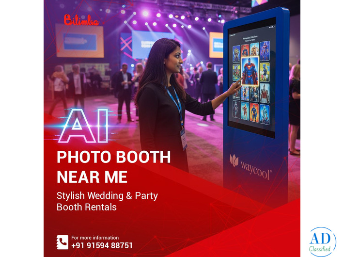 AI Photo Booth Near Me | Stylish Wedding & Party Booth Rentals