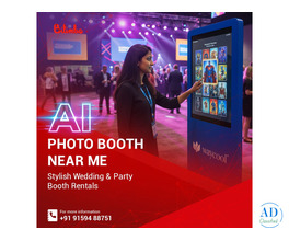 AI Photo Booth Near Me | Stylish Wedding & Party Booth Rentals