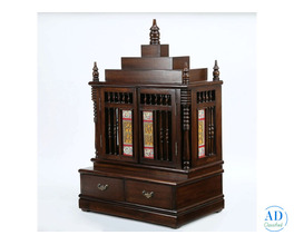 Designer Teak Wood Temple for Home - Buy Online