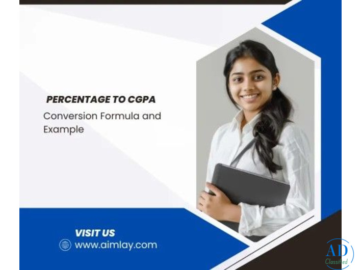 Percentage to CGPA Conversion Formula and Example