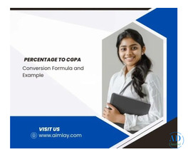 Percentage to CGPA Conversion Formula and Example