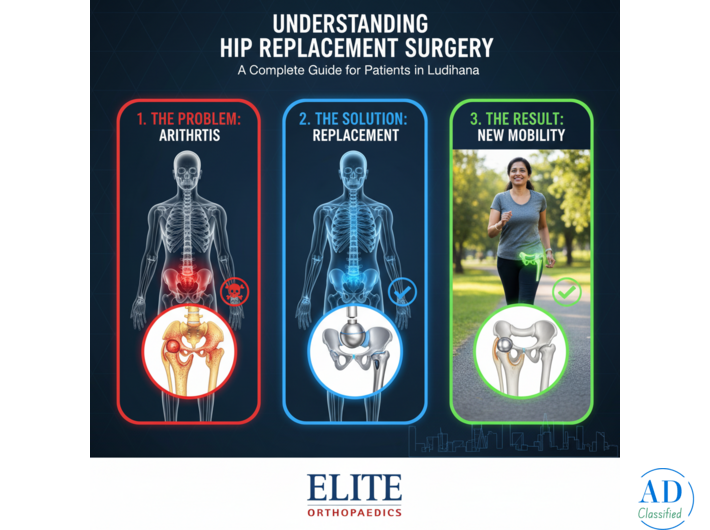 Understanding Hip Replacement Surgery: A Complete Guide for Patients in Ludhiana