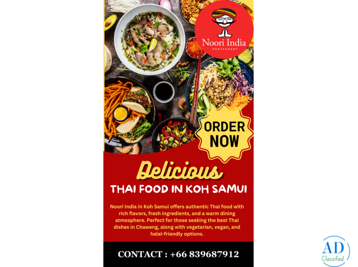 Noori India - Authentic Thai Food in Koh Samui for a Rich Island Dining Experience