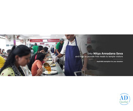 Iskcon Annadanam Donation in Hyderabad