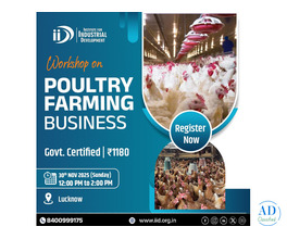 Learn How to Start a Poultry Farming Business – Workshop in Lucknow, Register Now!