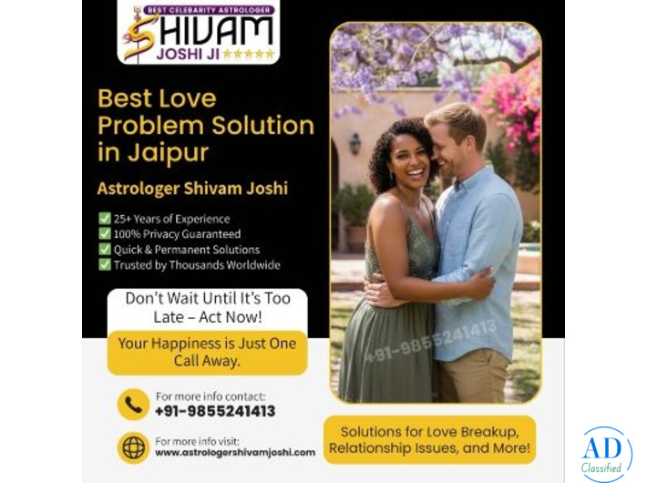 Jaipur’s Trusted Love Problem Solution Expert – Shivam Ji