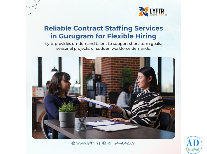 Reliable Contract Staffing Services in Gurugram for Flexible Hiring